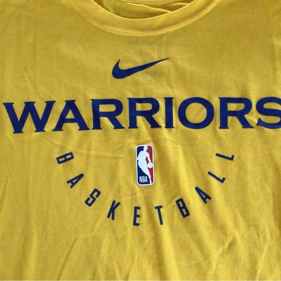 Men’s Nike Dri-Fit Long-sleeve shirt.  Size M.  NBA Golden State Warriors.  New. - Picture 6 of 6